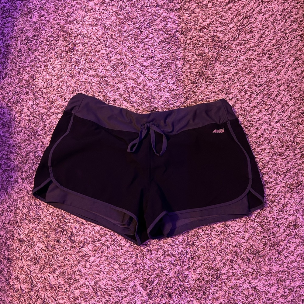 Black/Grey athletic shorts